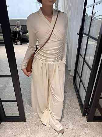 Женский стильный повседневный комплект двойка ангора Молочный, 42/44 Одесса