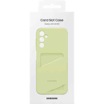 Чехол для мобильного телефона Samsung A14 Card Slot Case Lime (EF-OA146TGEGRU) Винница