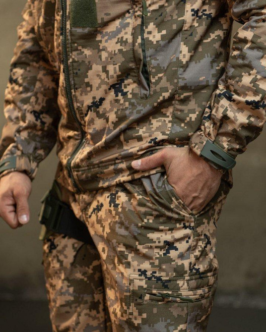 Демисезонный тактический костюм софтшел Softshell rocket пиксель  НП4862 Одесса - изображение 10