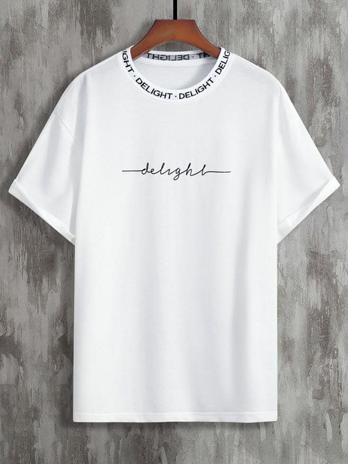 Футболка чоловіча с принтом  46 Біла 2664091073 Дніпро - фото 1