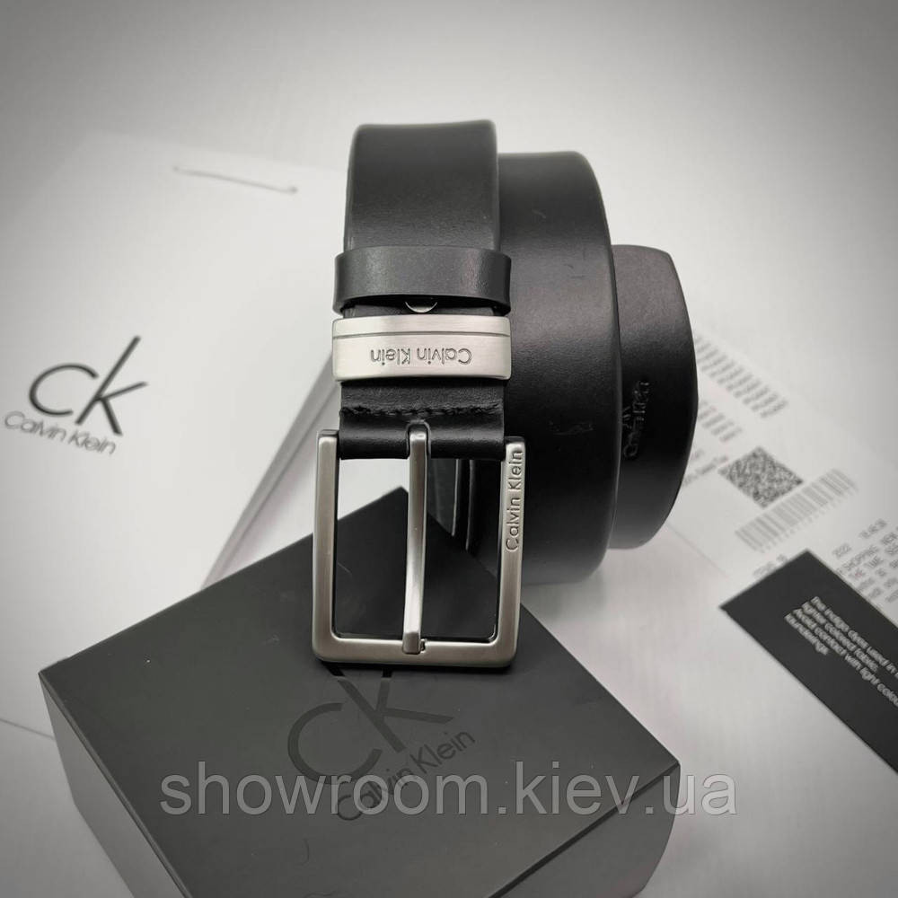 Мужской кожаный брендовый ремень (400) Киев - изображение 1
