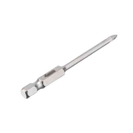 Свердло по склу та кераміці, 4 мм, HEX 1/4" INTERTOOL SD-0284 Київ