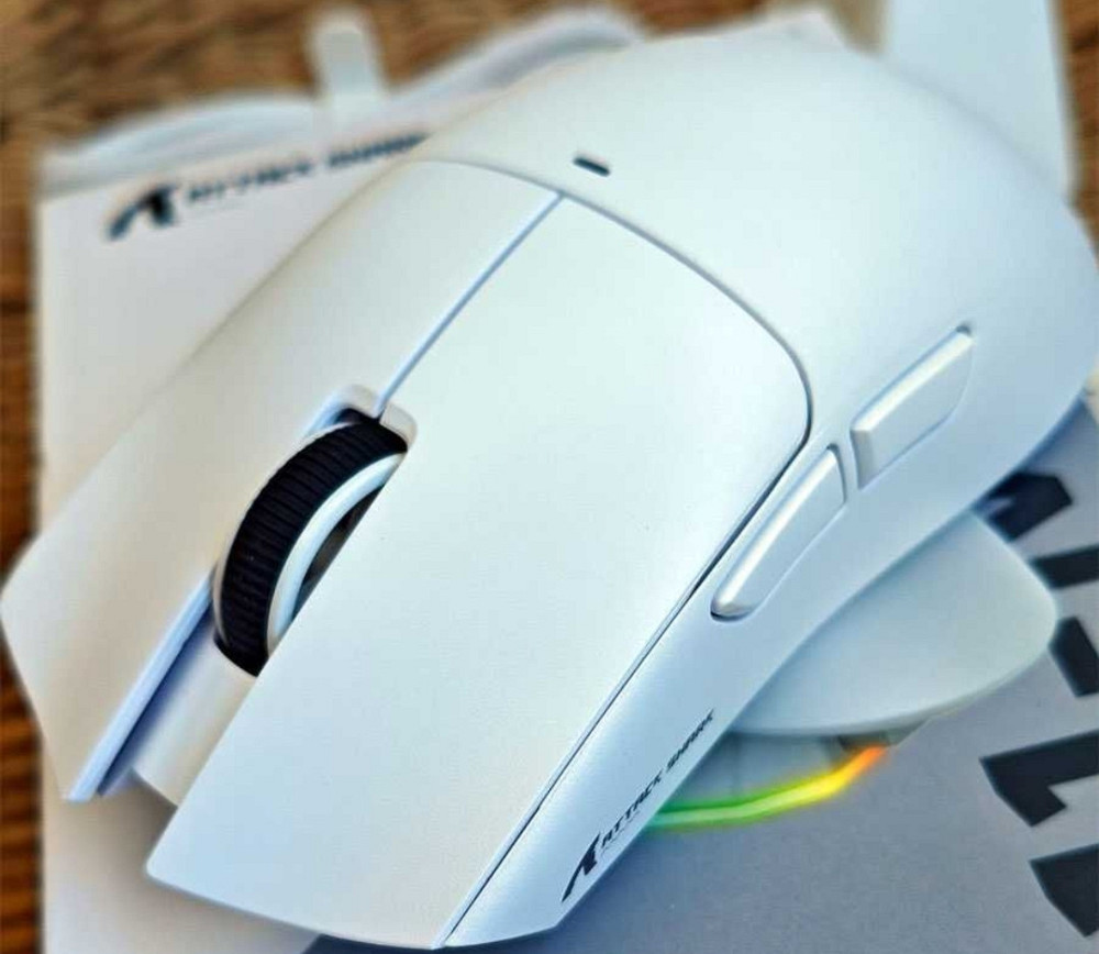 Мишка ATTACK SHARK X11 біла, 65 годин на одному заряді. Киев - изображение 3