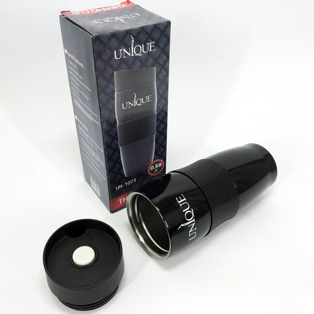 Вакуумный термокружка термос UNIQUE UN-1073 0.38 л, Питьевой термос, Топ лучших термосов QY-26 Львов - изображение 4
