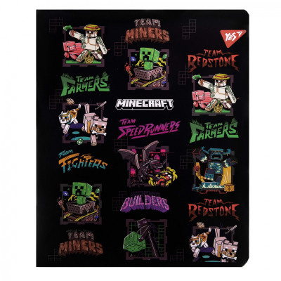 Тетрадь Yes Minecraft. Team 12 листов клетка (767496) Винница - изображение 12