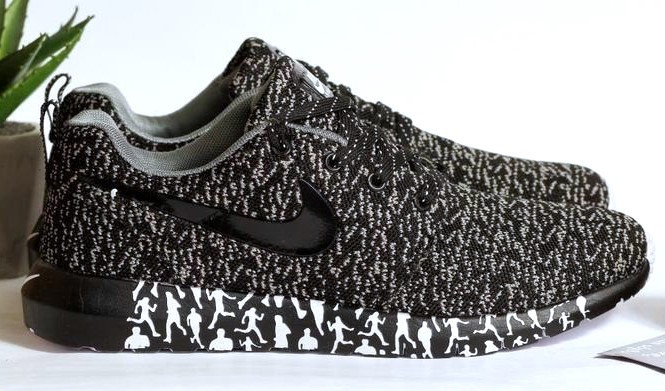 Кросівки Nike Сірі Чоловічі Найк Чорні Ткани (розміри: 41,42,43,44,45) Дніпро - фото 5