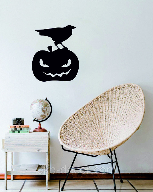 Декоративне настінне Панно «Хелловін - гарбуз», Декор на стену Київ - фото 4