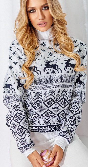 Свитер с оленями (50) Киев - изображение 1