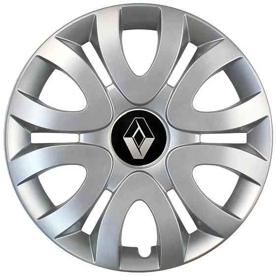 Автомобильные модельные колпаки R15 Renault 330 4шт, SJS, серебряные Киев