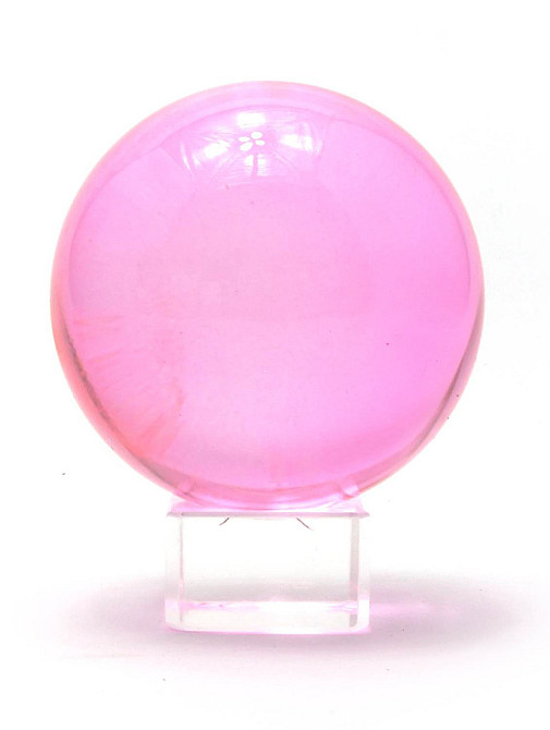 Куля з кришталю рожева Київ - фото 1