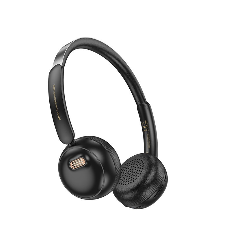 Беспроводные наушники HOCO W62 Verso retro BT headphones Black Одесса - изображение 1