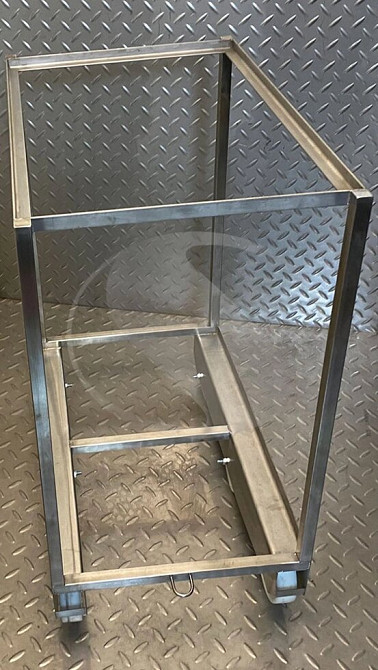 Євро-візок з полицею для пластикових ящиків Київ - фото 4