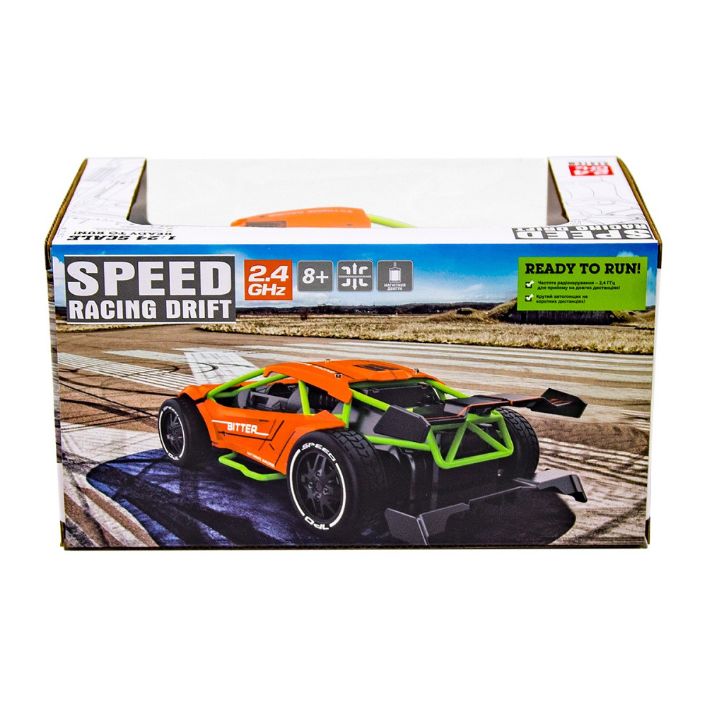 Автомобіль Speed racing drift з р/к – Bitter (оранжевий, 1:24) Днепр - изображение 13