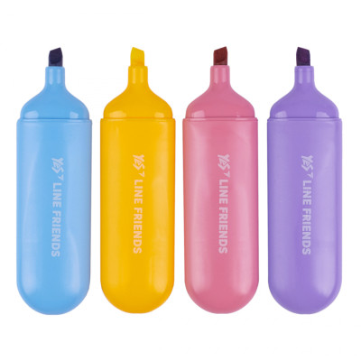 Набір маркерів Yes текстовий Line Friends 4 шт (391105) Вінниця - фото 4