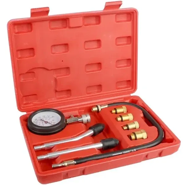 Компрессионный Манометр Тестер Давление В Цилиндре С Набором Аксессуаров В Кейсе Одеса - фото 4