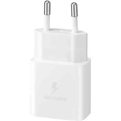 Зарядное устройство Samsung USB-С 15W White + Cable USB-C 1m (EP-T1510XWEGEU) Винница