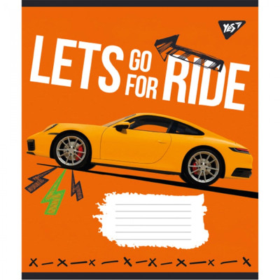 Тетрадь Yes А5 Lets go for ride 48 листов, линия (766735) Винница - изображение 1