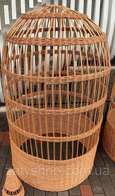 Красива велика люстра плетена в ресторан Київ - фото 1