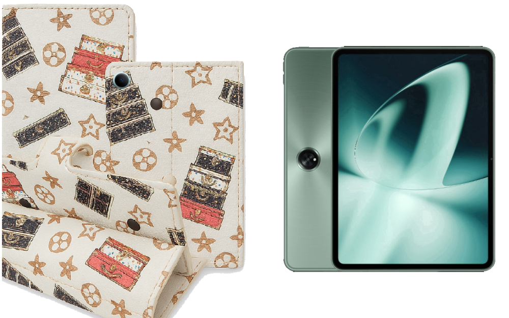 Книжка-трансформер для планшета Oneplus Pad, Pad 2, Pad Go, Pad Pro, колір Black Lyi White Київ - фото 1