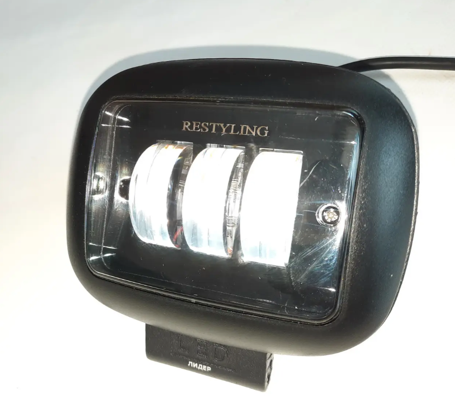 Фари LED ближній/дальний 45W/9-32V/3LED 99 біла/жовта RESTYLING Вінниця - фото 1