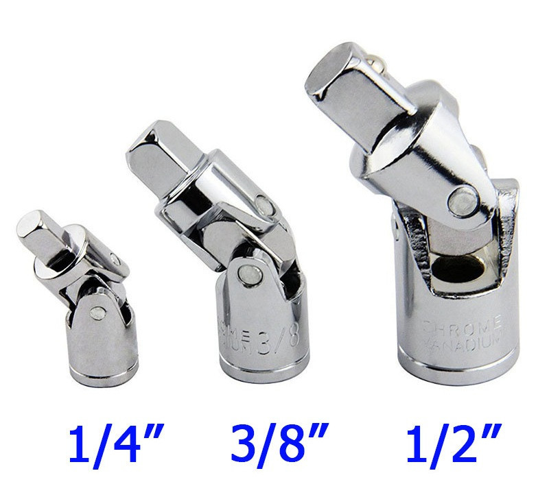 Набір карданних шарнірів для торцевих головок 1/4, 3/8, 1/2 Київ - фото 2