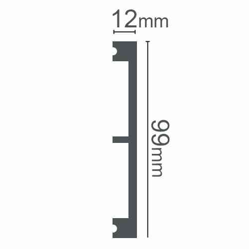 Плинтус полимерный Grand Decor HCR 520 Днепр