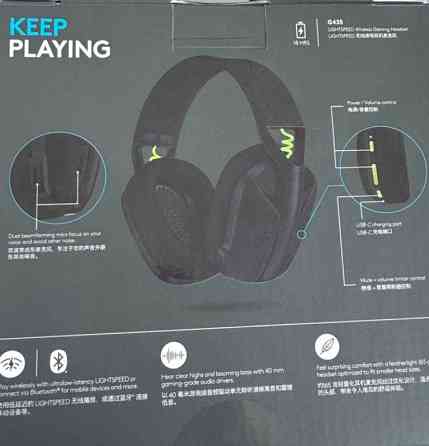 НОВІ навушники Logitech G435 Black геймерские наушники. Київ