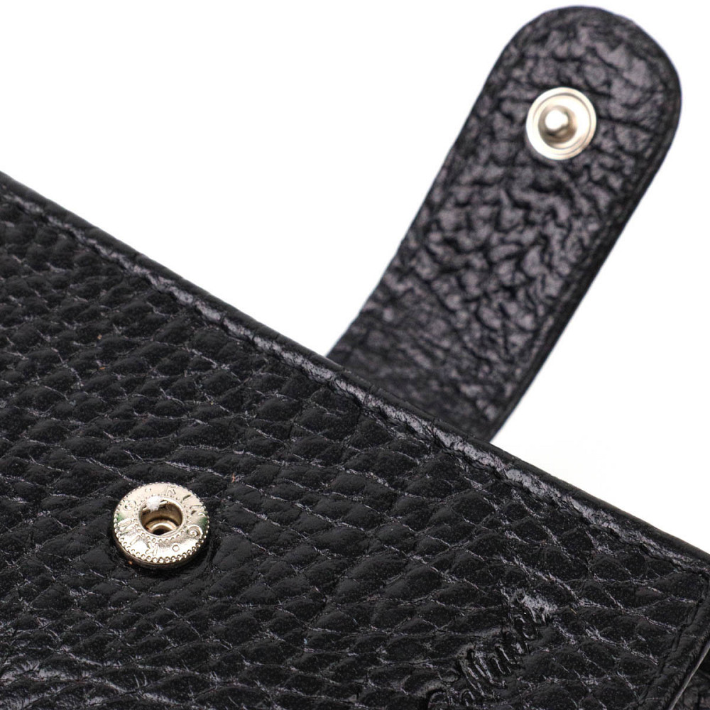 Стильний чоловічий гаманець горизонтального формату з натуральної шкіри Tony Bellucci 22015 Чорний Київ - фото 7