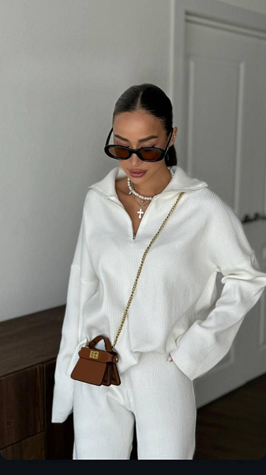 Женский элегантный костюм из ангорового рубчика Одесса - изображение 4