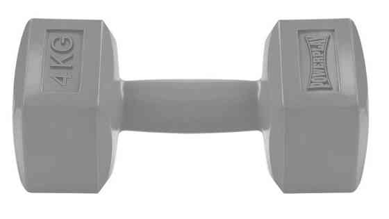 Гантель композитна PowerPlay 4124 Hercules 4 кг. Сіра (1 шт.) Київ