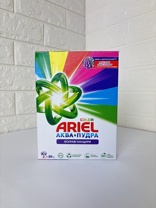 ARIEL Автомат порошок Аква-Пудра Колор 300г Гостомель - фото 1