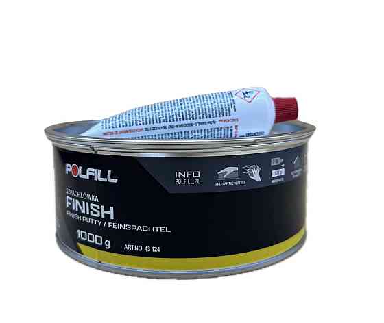 Шпаклівка фінішна (оздоблювальна) + затв. 1кг біла Polfill Київ