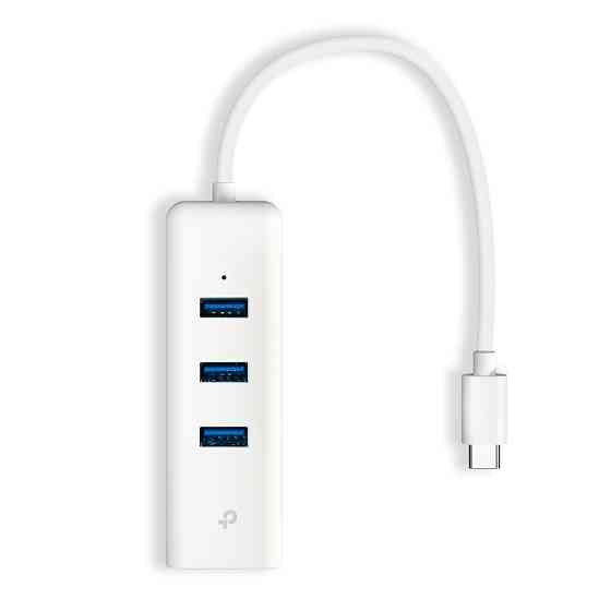 Мережевий адаптер TP-Link UE330C (USB-C 3.0, 10/100/1000Mbps, 3xUSB 3.0 HUB) ( 13548 ) Харьков
