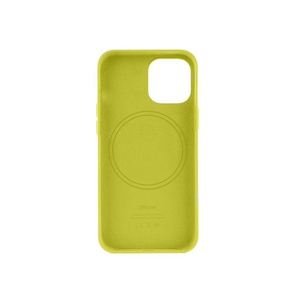Чохол для смартфона Leather AAA Full Magsafe IC for iPhone 15 Canary Yellow Киев - изображение 2
