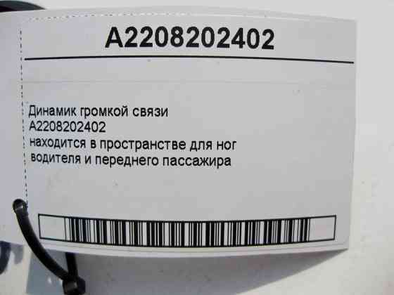 Mercedes-Benz  A2208202402 Аудіо динамік гучномовця CLS C219 E-Class W211 S-Class W220 C-Class W203 CLK C209 SLK R171 SLR C199 Одесса