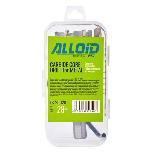 Свердло корончате твердосплавне по металу 28мм Alloid Одеса - фото 2