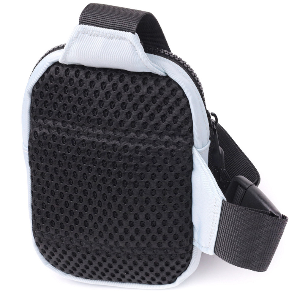 Практичная слинг сумка для путешествий из качественного текстиля Vintage 22868 Голубой Киев - изображение 2