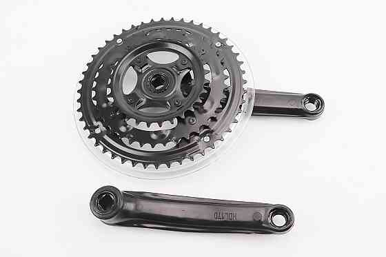 Шатуни "квадрат" 170мм, 48.38.28T MTB, чорні GS-P316 Київ