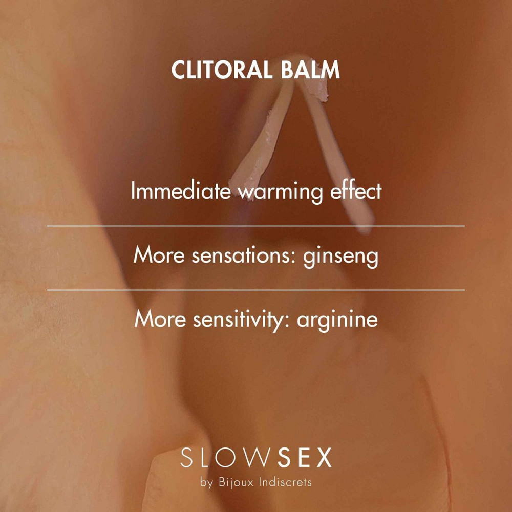 Разогревающий бальзам для клитора Bijoux Indiscrets Slow Sex Clitoral balm Sex Aura Киев - изображение 4