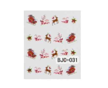 Новогодние наклейки на ногти Киев