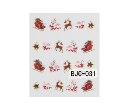 Новогодние наклейки на ногти Киев - изображение 1