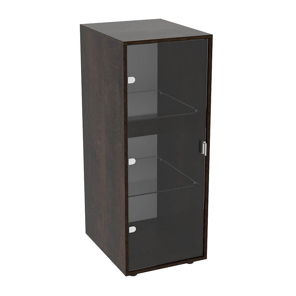 Пенал со стеклом Hugo H-5, Дуб Конкордия, 420/520/1100 Львов - изображение 1