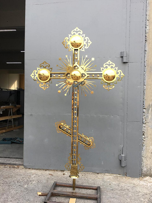 Хрест на купол Церкви Київ - фото 6