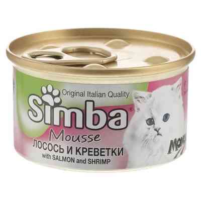 Консервы для кошек Simba Cat Wet лосось и креветки 85 г (8009470009430) Винница