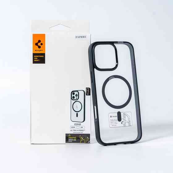 Чохол для смартфона Spigen AAA Magnetic Color for Apple iPhone 16 Black Київ