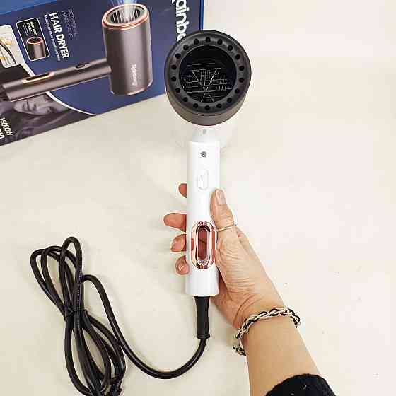 Портативний фен для укладання волосся Rainberg RB-2260 1500Вт, Фен побутовий для волосся QX-39 Львів