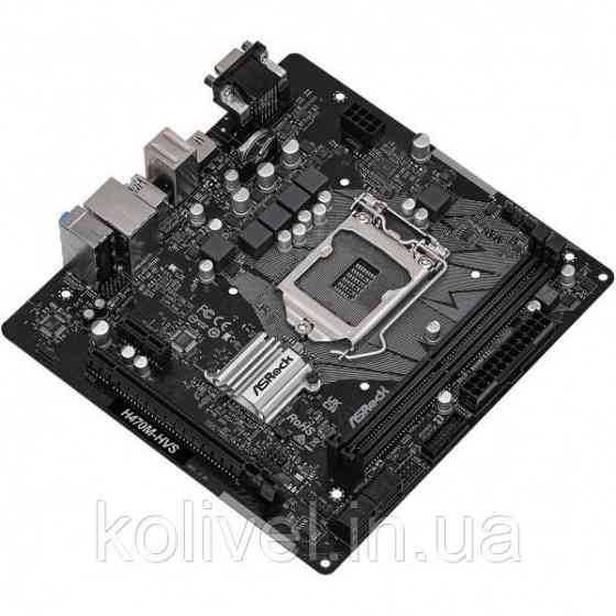 ASRock H470M-HVS R2.0 (1200/H470, 2*DDR4, PCIex16, HDMI/VGA, 4xSATAІІІ, RAID, GLan, 7.1ch, mATX) (H470M-HVS Киев
