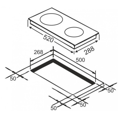 Варочна поверхня Grunhelm GPI 523 B Вінниця - фото 6