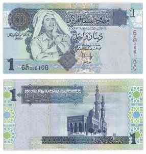 Лівія / Libya 1 Dinar (2004) Pick 68 UNC Полтава