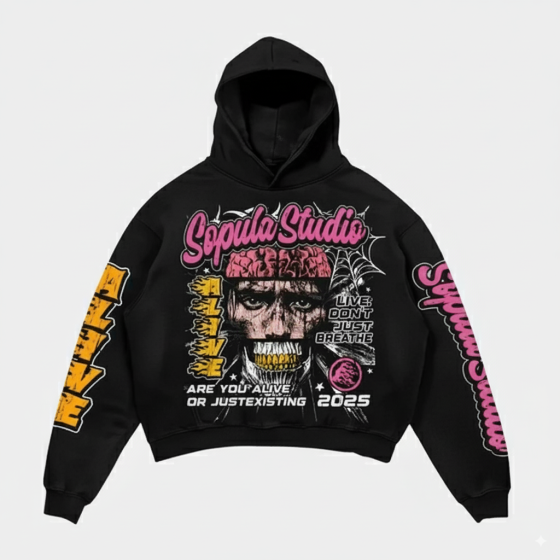 Худи, черная толстовка мужская, свитшот с принтом 2759194297 размер 46 Днепр